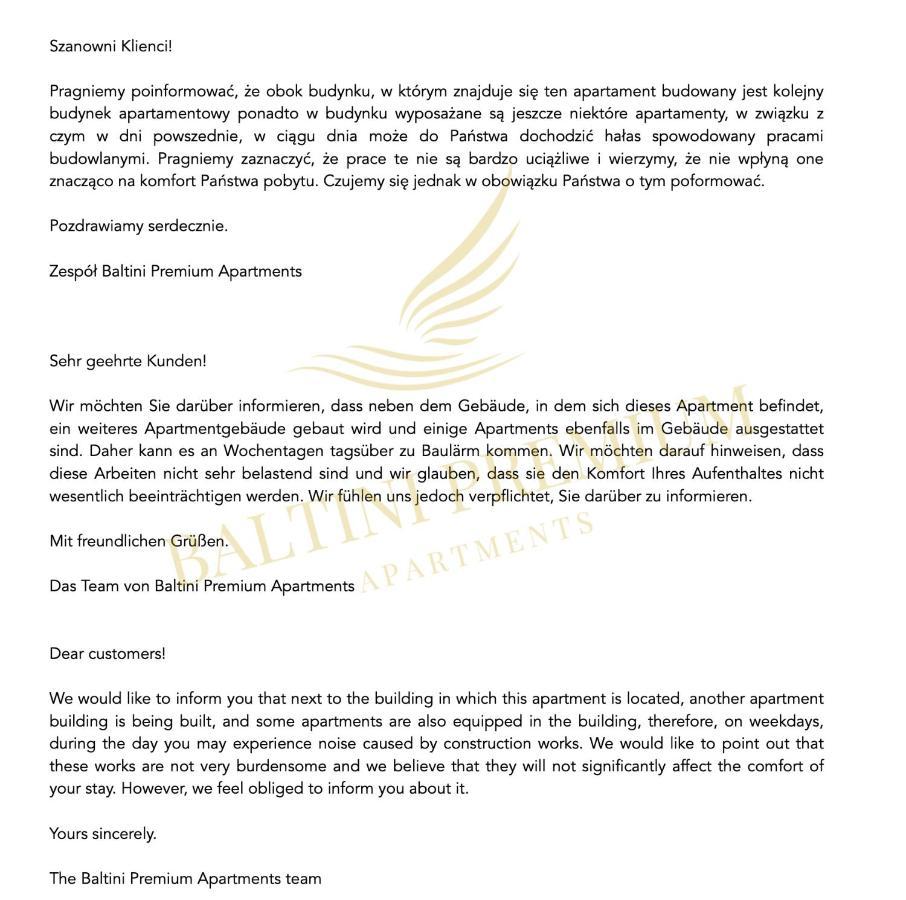 Baltini Premium Apartament Baltic Marina Residence Kołobrzeg Eksteriør billede